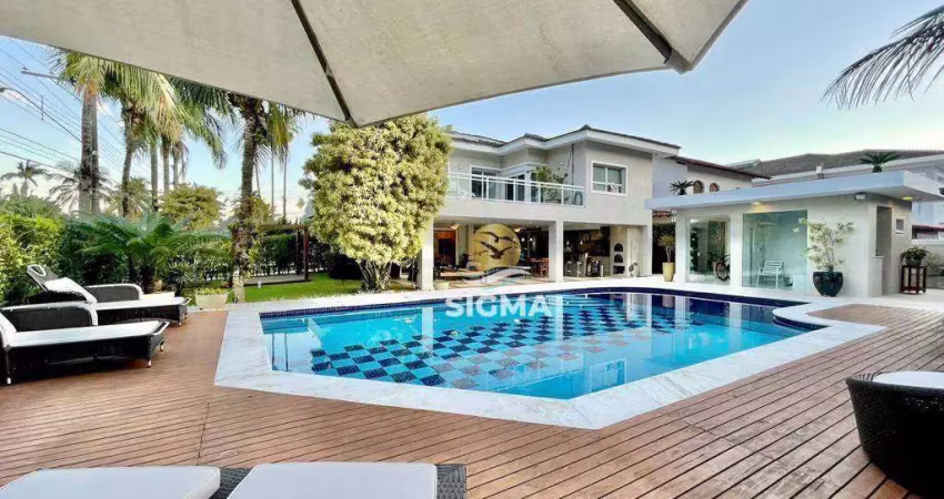Casa com 5 suítes à venda, 600 m² por r$ 4.300.000 - granville - guarujá/sp.