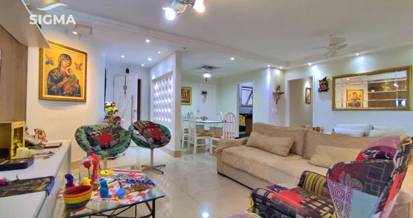 Apartamento com 4 Quartos sendo 1 suíte à venda, 130 m² por R$ 690.000 - Pitangueiras - Guarujá/SP
