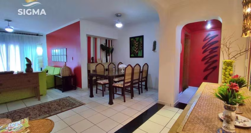 Apartamento com 3 quartos sendo 2 suítes à venda na Praia das Pitangueiras, Guarujá/SP.