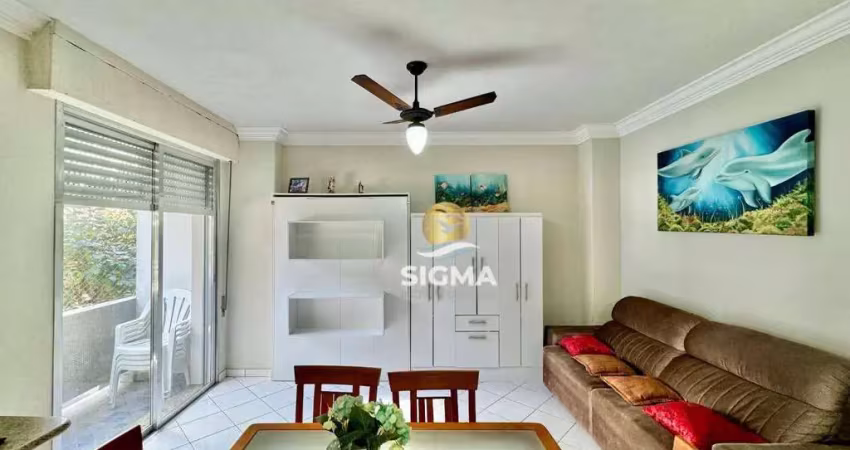 Apartamento com 1 quarto à venda na praia das pitangueiras - guarujá/sp.