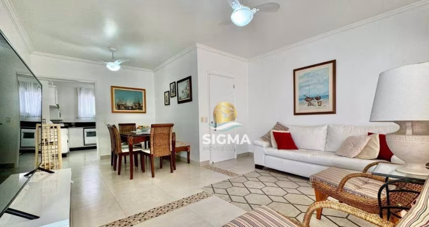 Apartamento com 4 quartos sendo 2 suítes à venda na Praia das Pitangueiras - Guarujá/SP.