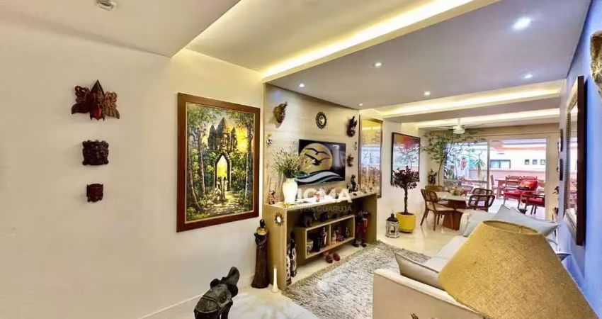 Apartamento garden com 3 quartos sendo 2 suítes à venda na praia das pitangueiras - guarujá/sp.