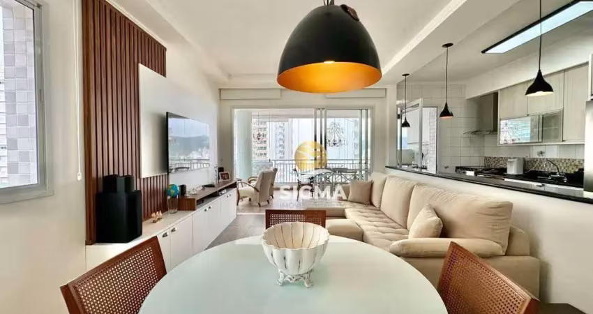 Apartamento com 3 quartos sendo 1 suíte à venda na praia das astúrias - guarujá/sp.