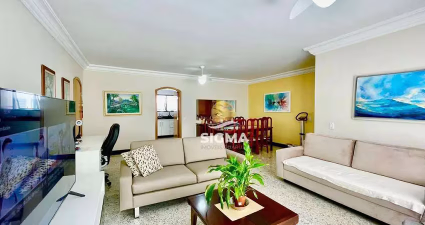 Apartamento com 3 dormitórios à venda, 120 m² por r$ 895.000,00 - pitangueiras - guarujá/sp