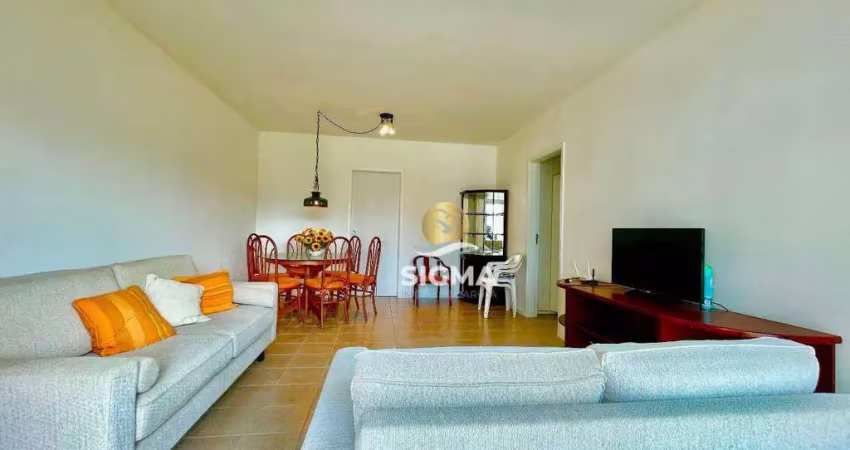 Apartamento com 3 quartos  sendo 2 suítes à venda na praia das pitangueiras - guarujá/sp.