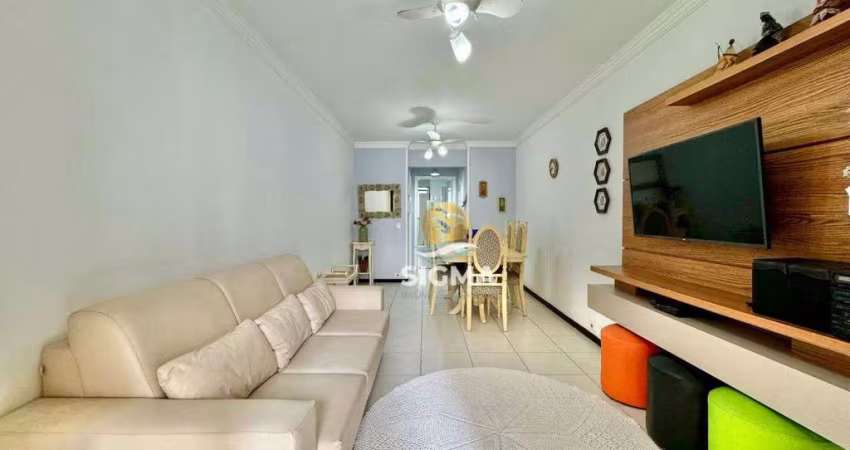 Apartamento com 2 quartos sendo suítes à venda, 96 m² por R$ 550.000 - Pitangueiras - Guarujá/SP.