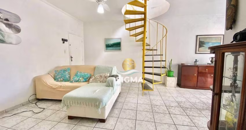 Cobertura à venda, 105 m² por R$ 425.000,00 - Jardim Astúrias - Guarujá/SP