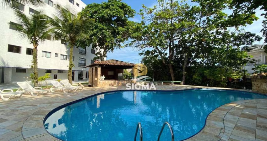 Apartamento com 2 quartos à venda, 75 m² por R$ 780.000 - Tombo - Guarujá/SP.