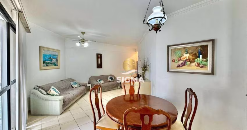 Apartamento com 2 quantos sendo 1 suíte à venda, 71 m² por R$ 580.000 - Pitangueiras - Guarujá/SP.