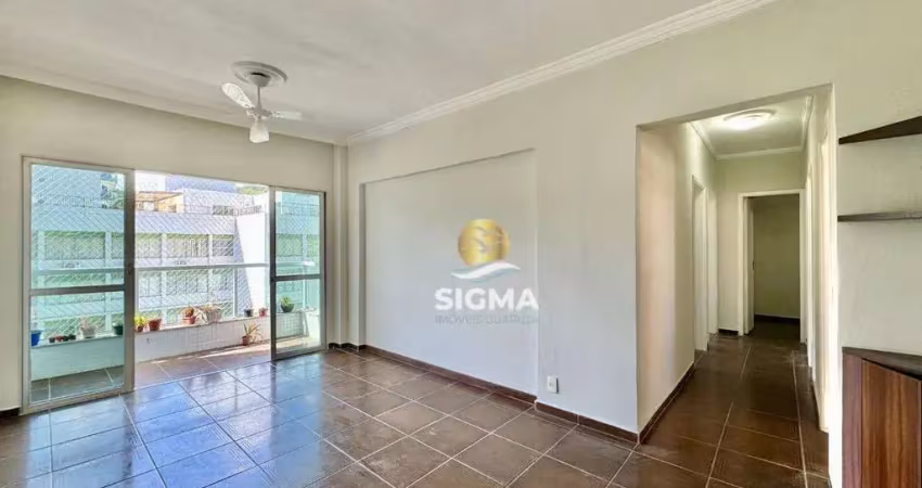 Apartamento com 3 dormitórios à venda, 85 m² por r$ 430.000,00 - pitangueiras - guarujá/sp