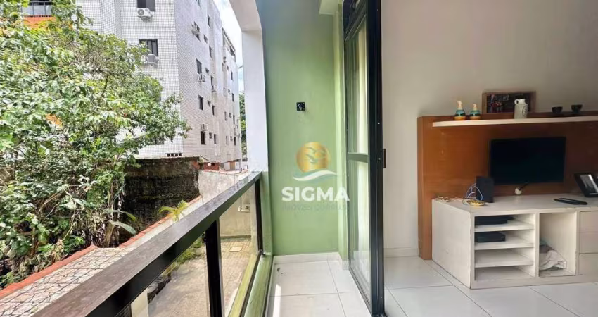 Apartamento com 2 dormitórios à venda, 80 m² por R$ 310.000 - Tombo - Guarujá/SP.