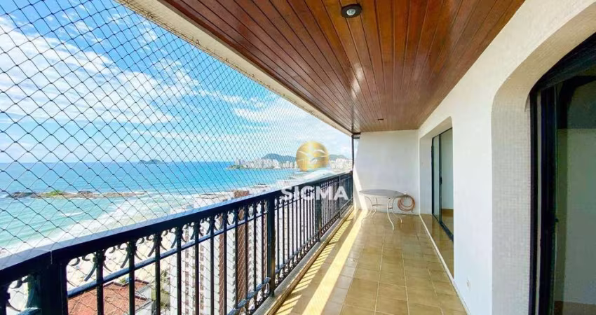 Apartamento com 4 dormitórios à venda, 171 m² por R$ 1.200.000,00 - Praia das Pitangueiras - Guarujá/SP