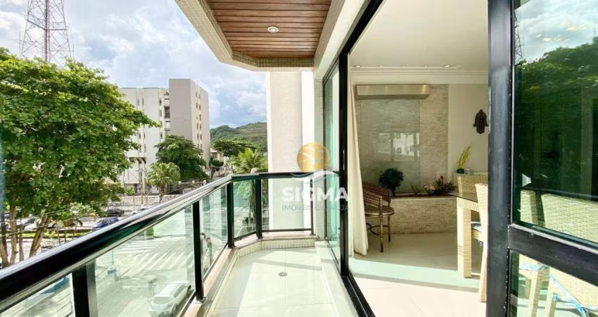 Apartamento com 3 dormitórios à venda, 140 m² por R$ 620.000,00 - Pitangueiras - Guarujá/SP