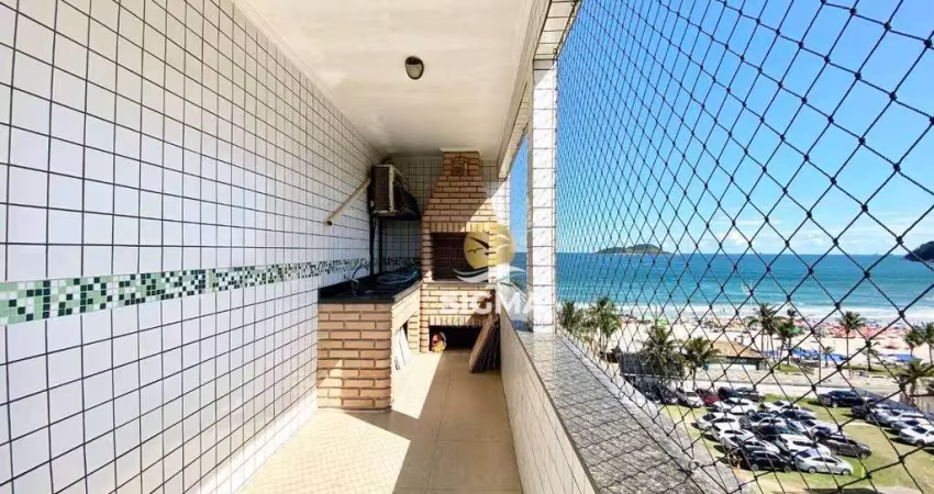 Cobertura com 4 quartos sendo 3 suítes à venda na Praia do Tombo - Guarujá/SP.