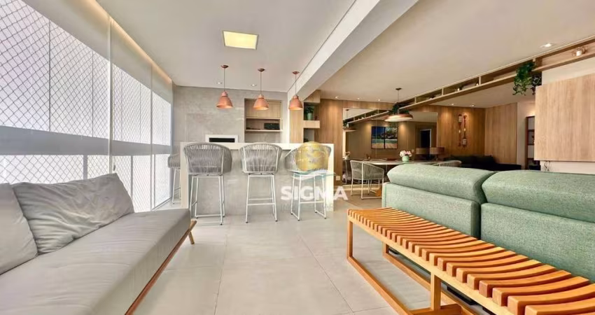 Apartamento com 3 quartos sendo 1 suíte à venda na Praia das Pitangueiras - Guarujá/SP.