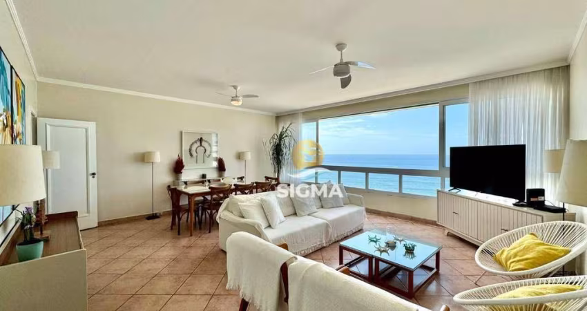 Apartamento com 3 dormitórios à venda, 190 m² por R$ 1.700.000,00 - Pitangueiras - Guarujá/SP