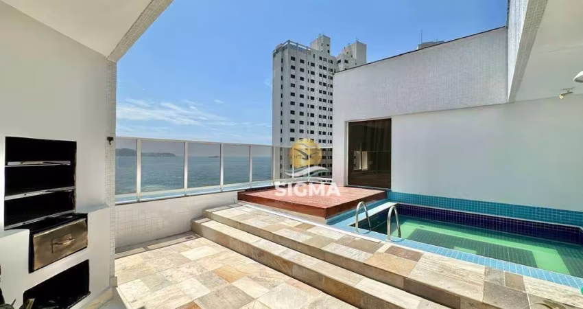Cobertura com 4 Suítes à venda na Praia das Astúrias - Guarujá/SP.