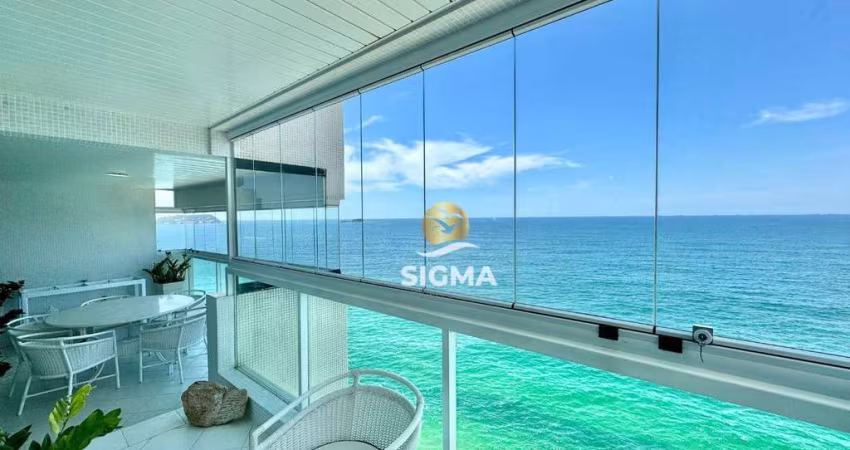 FRENTE MAR - Apartamento com 3 Suítes à venda na Praia das Pitangueiras - Guarujá/SP.