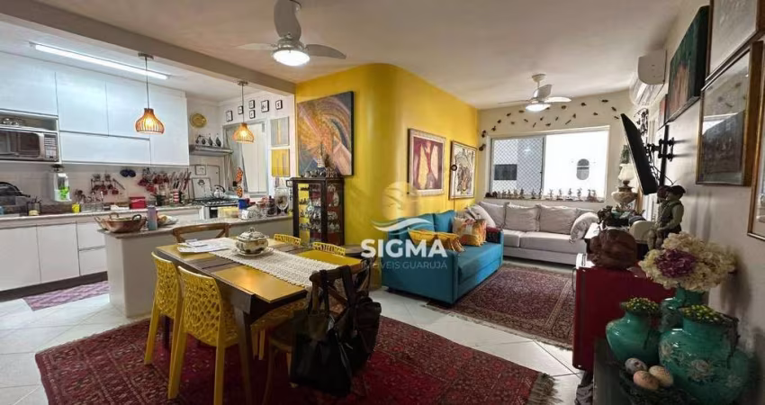 Apartamento com 2 quartos sendo 1 suíte à venda, 95 m² por R$ 700.000 - Pitangueiras - Guarujá/SP.