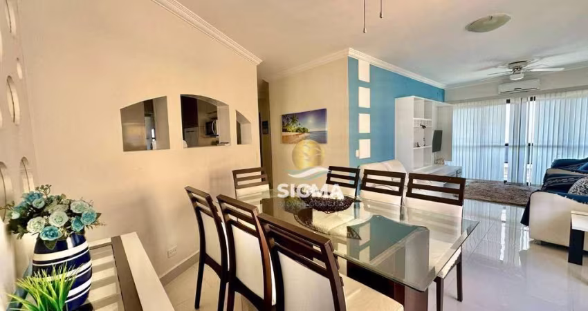 Apartamento com 4 dormitórios à venda, 130 m² por R$ 800.000,00 - Pitangueiras - Guarujá/SP