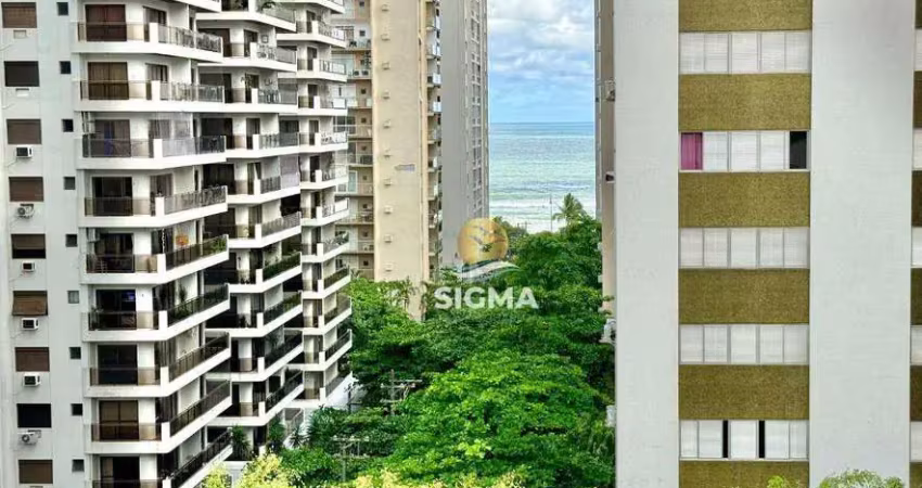Prédio novo - apartamento com 3 suítes à venda na praia das pitangueiras - guarujá/sp.