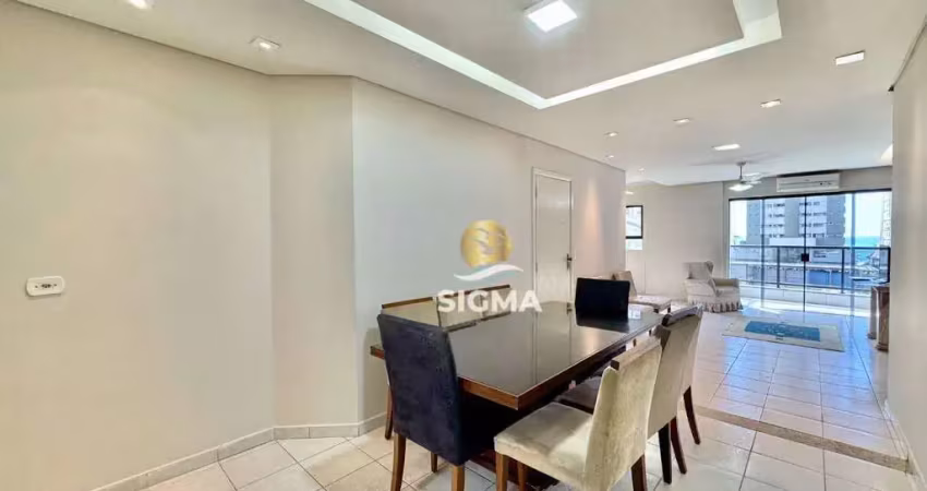 Apartamento com 3 quartos sendo 1 suíte à venda, 130 m² por r$ 600.000 - praia das astúrias - guarujá/sp.