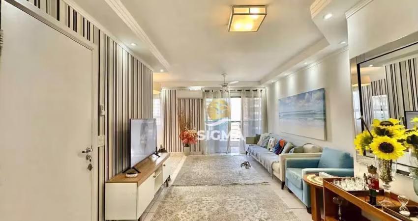 Vista mar - apartamento com 3 quartos sendo 1 suíte à venda na praia das astúrias - guarujá/sp.