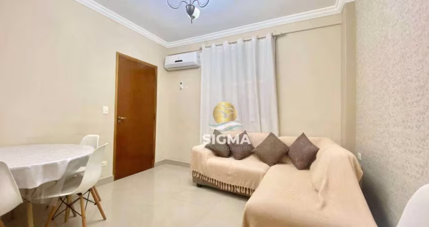 Apartamento com 2 dormitórios à venda, 68 m² por R$ 490.000,00 - Pitangueiras - Guarujá/SP