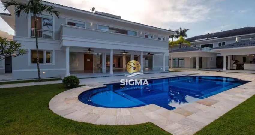 Casa com 4 suítes à venda, 750 m² por r$ 9.600.000 - marina guarujá - guarujá/sp.