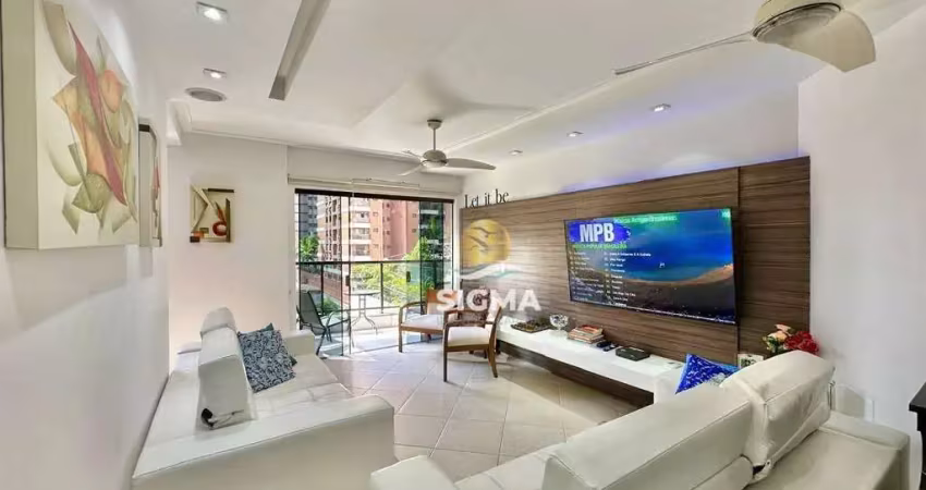 Apartamento com 3 quartos sendo 1 suíte à venda na praia das astúrias - guarujá/sp.