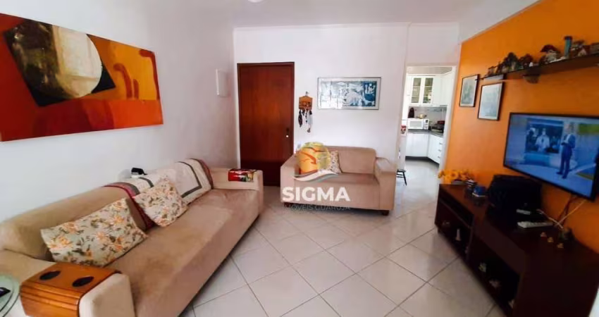 Apartamento com 3 quartos sendo 2 suítes à venda, 118 m² por R$ 470.000 - Tombo - Guarujá/SP.