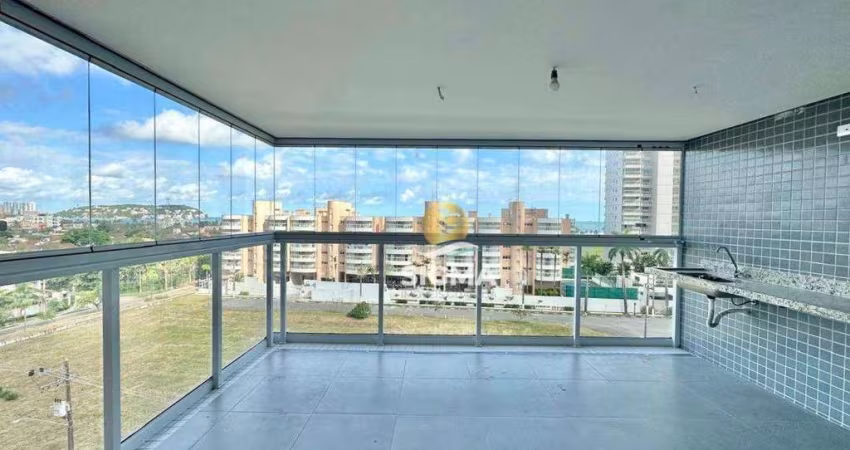 PRÉDIO NOVO - Apartamento com 2 quartos sendo 1 suíte à venda, 64 m² por R$ 720.000 - Enseada - Guarujá/SP.