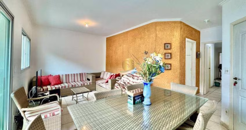 Apartamento com 3 dormitórios Sendo 1 suíte  à venda, 90 m² por R$ 500.000 - Praia das Astúrias - Guarujá/SP.
