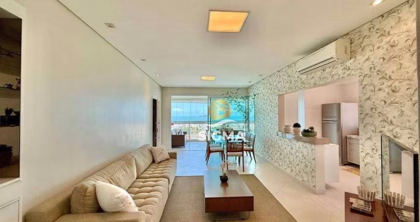 Apartamento com 3 Suítes à venda, 132 m² por R$ 1.500.000 - Enseada - Guarujá/SP.