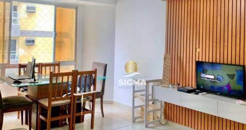 Apartamento com 2 dormitórios à venda, 90 m² por R$ 500.000,00 - Praia Pitangueiras - Guarujá/SP