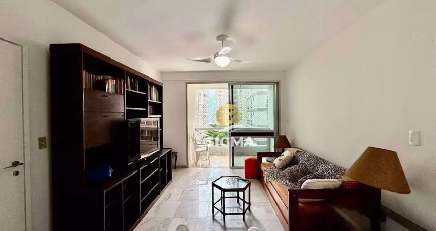 Apartamento com 2 dormitórios à venda, 90 m² por r$ 720.000,00 - pitangueiras - guarujá/sp