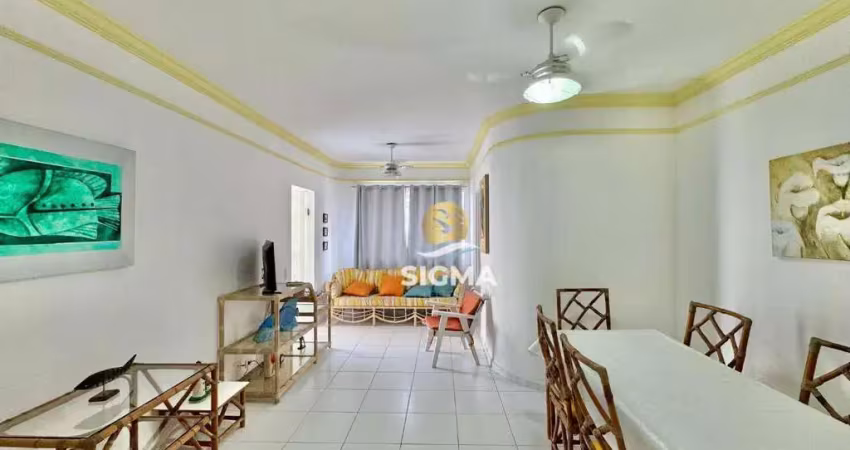 Apartamento com 2 dormitórios à venda, 95 m² por r$ 590.000 - pitangueiras - guarujá/sp