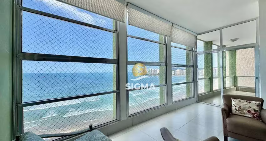 Apartamento com 4 dormitórios sendo 1 suíte  à venda, 150 m² por r$ 1.000.000 - praia pitangueiras - guarujá/sp.