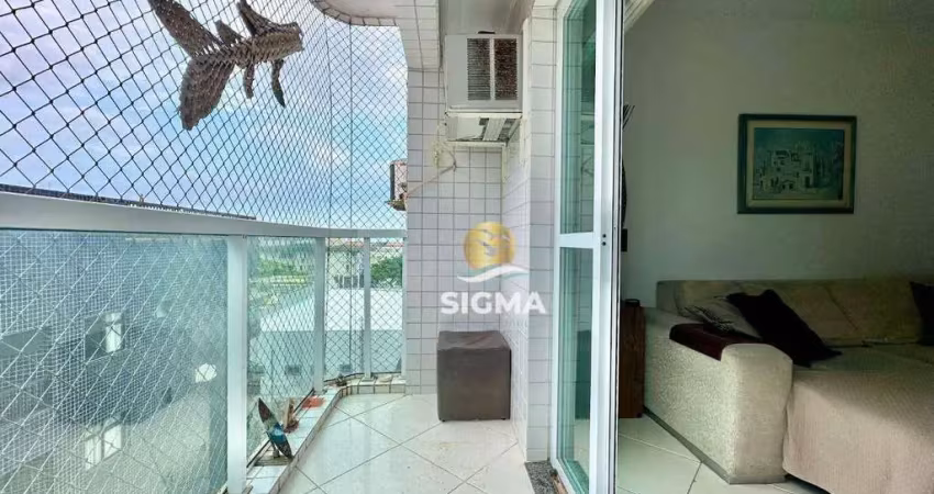 Apartamento à venda, 75 m² por r$ 620.000,00 - tombo - guarujá/sp