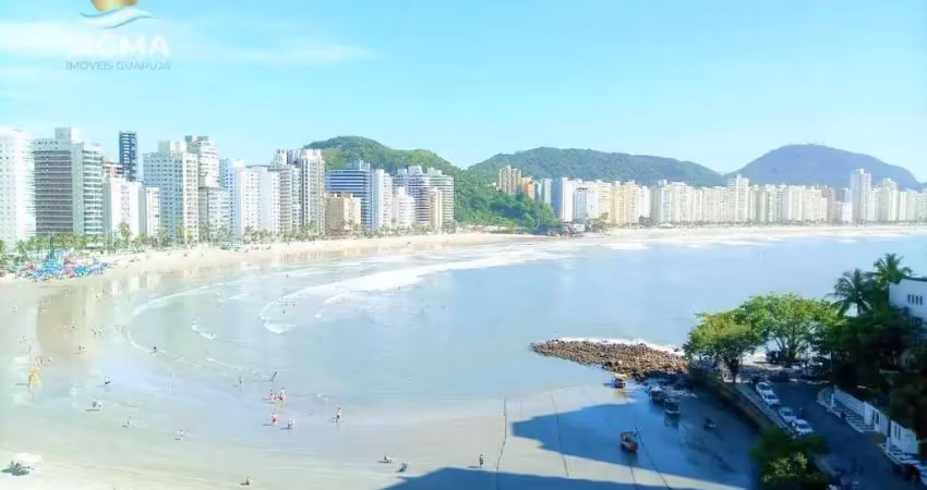 Frente mar - apartamento à venda com 4 quartos, condomínio com lazer, praia das astúrias, guarujá.