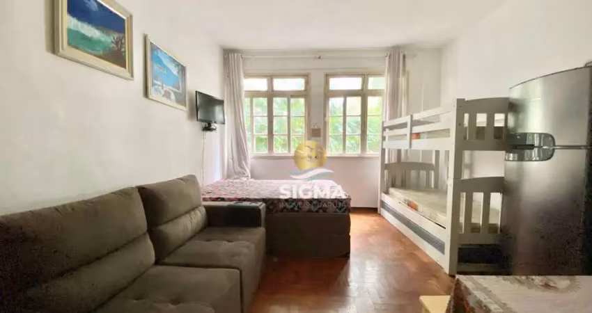 Apartamento com 1 quarto à venda, 35 m² por R$ 260.000 - Pitangueiras - Guarujá/SP.