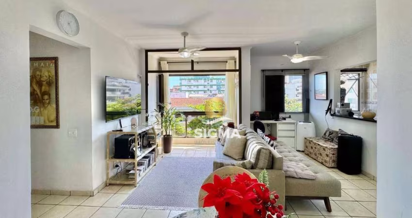 Apartamento com 2 dormitórios à venda, 65 m² por R$ 390.000 - Enseada - Guarujá/SP.