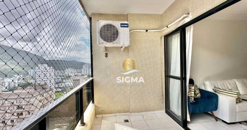 Apartamento com 2 quartos sendo 1 suíte à venda, 90 m² por R$ 530.000 - Pitangueiras - Guarujá/SP.