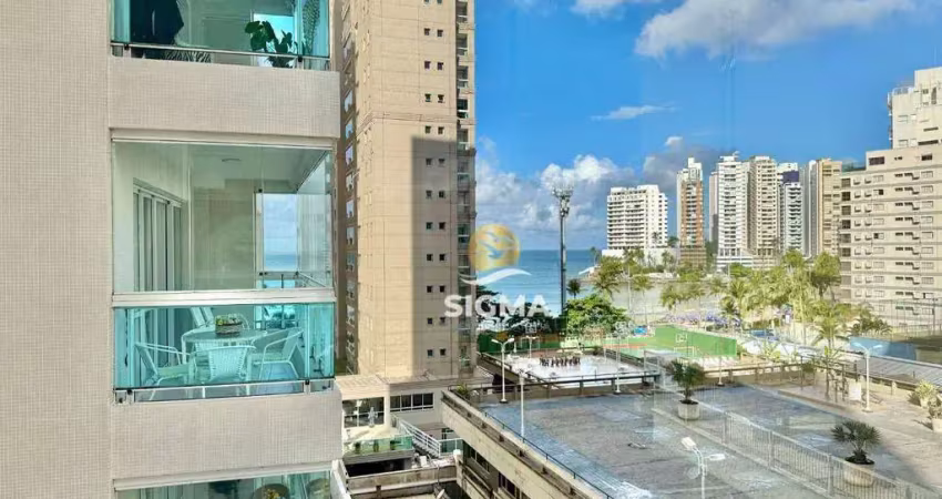 Apartamento com 2 quartos sendo 1 suíte à venda, 78 m² por r$ 770.000 - jardim astúrias - guarujá/sp.