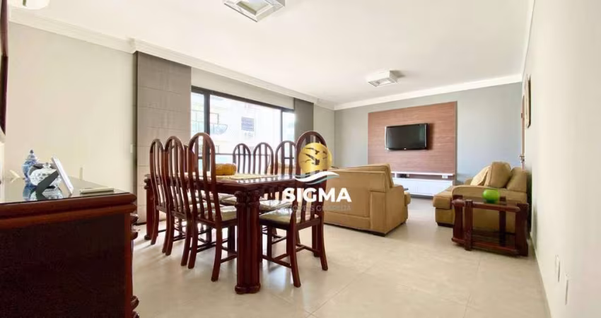 Apartamento com 3 quartos sendo 1 suíte à venda, 150 m² por R$ 950.000 - Pitangueiras - Guarujá/SP.