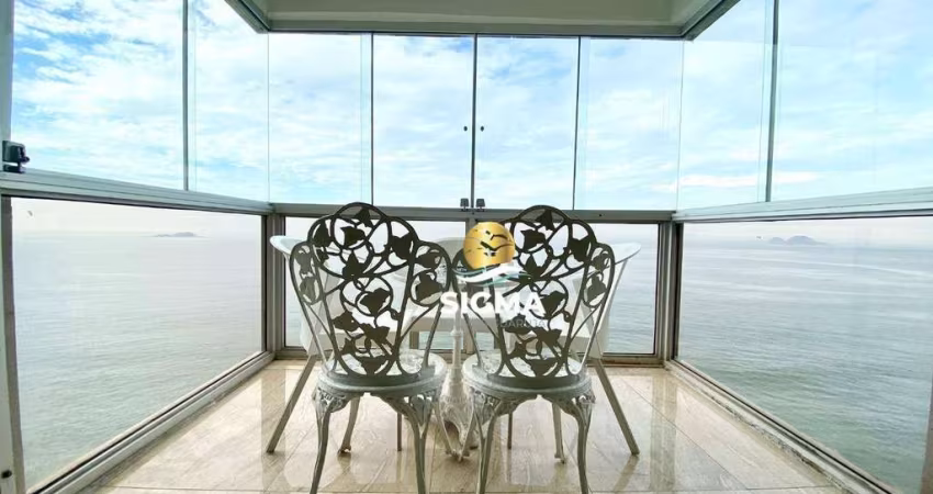 Apartamento com 3 dormitórios sendo 2 suítes à venda, 129 m² por R$ 950.000 - Pitangueiras - Guarujá/SP.