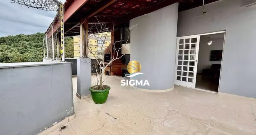 Cobertura com 3 dormitórios à venda, 120 m² por R$ 850.000,00 - Pitangueiras - Guarujá/SP