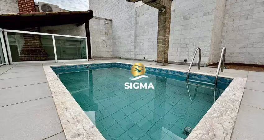 Cobertura com 3 dormitórios à venda, 178 m² por R$ 700.000,00 - Enseada - Guarujá/SP