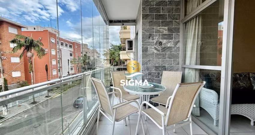 Apartamento com 3 Suítes à venda, 90 m² por R$ 500.000 - Enseada - Guarujá/SP.