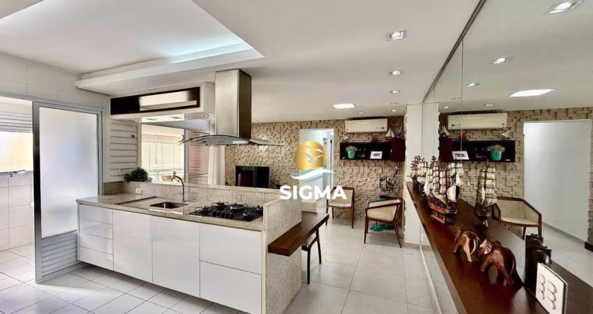 Apartamento com 3 quartos sendo 2 suítes à venda na Praia das Pitangueiras - Guarujá/SP.